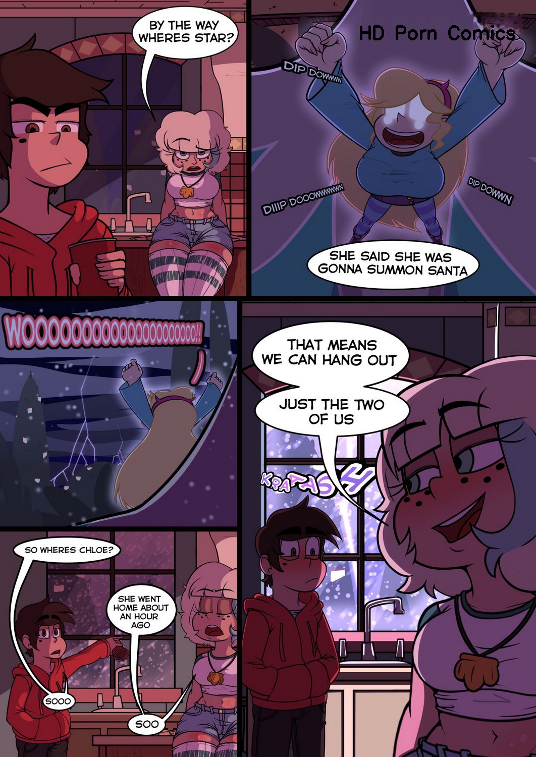 A Little Weird House Party comic porn - Chapter 1 — Page 8