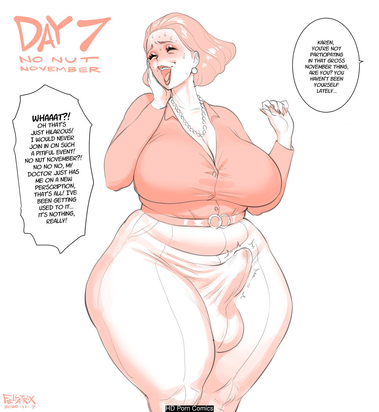Karen’s No Nut November comic porn - Chapter 1 — Page 7