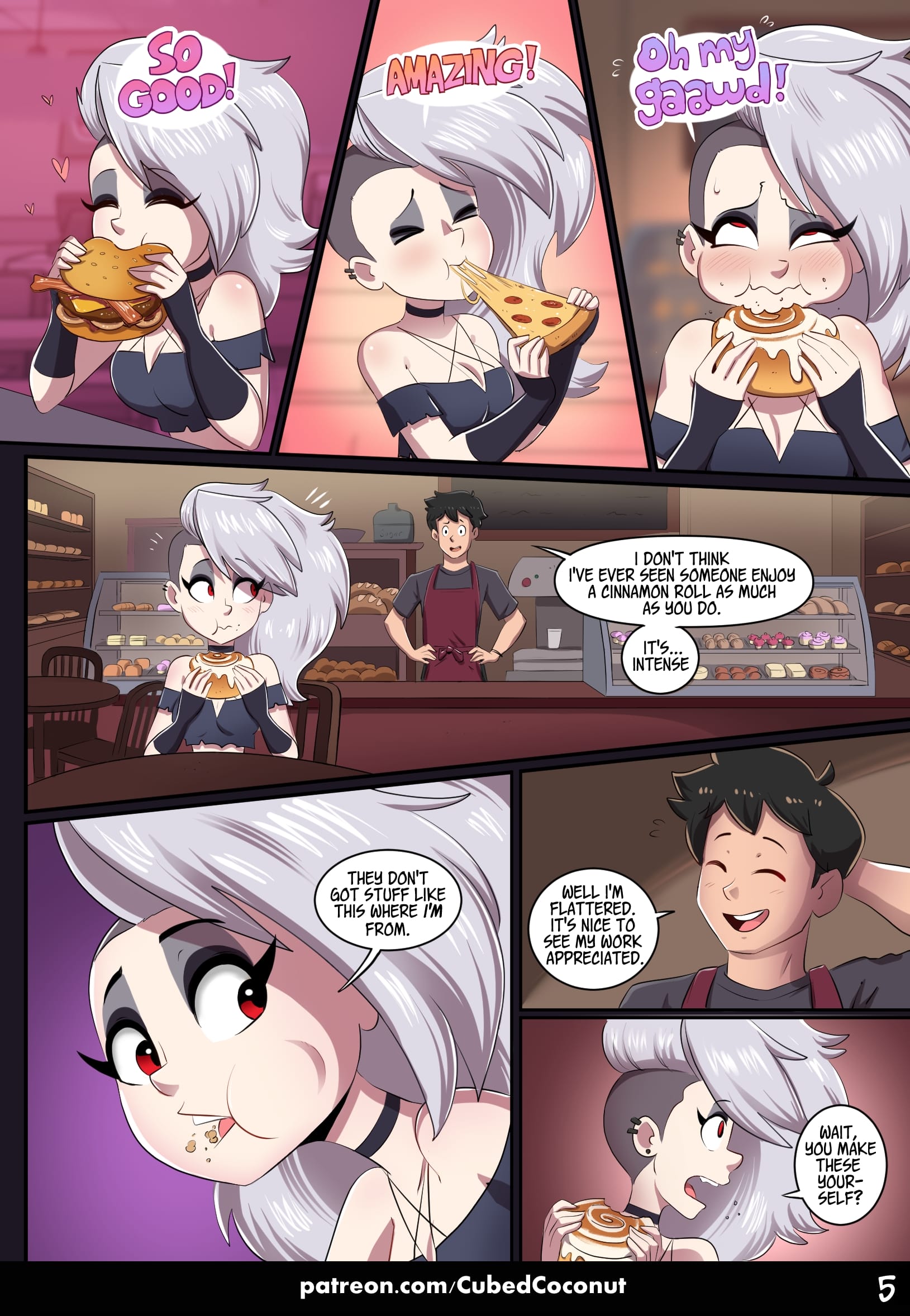 The Human and the Hellhound (Helluva Boss) [CubedCoconut] - Chapter 1 — Page 5