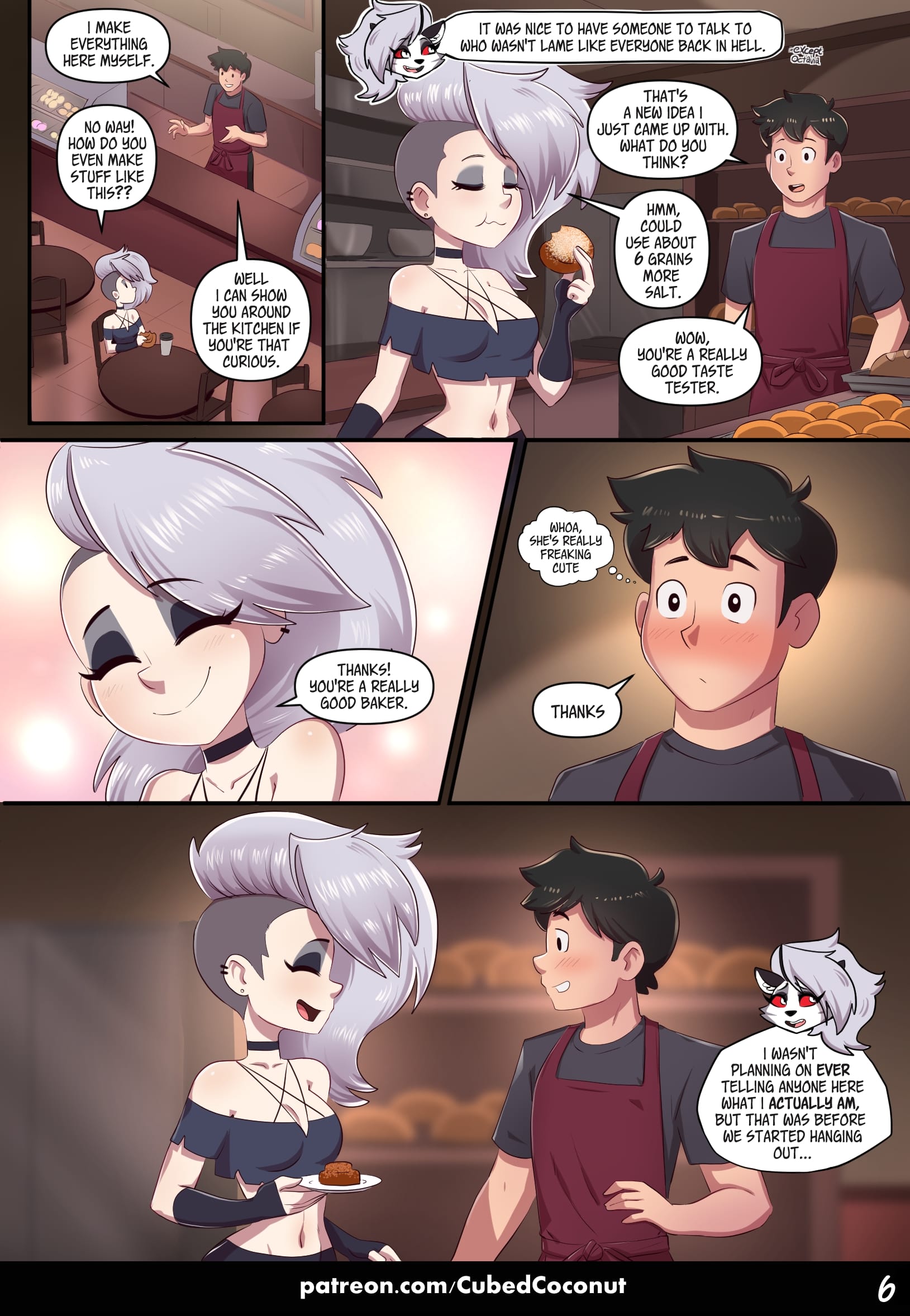 The Human and the Hellhound (Helluva Boss) [CubedCoconut] - Chapter 1 — Page 6